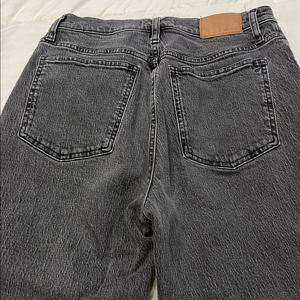 Madewell Gray Perfect Vintage Straight Jean - Picture 4 of 5